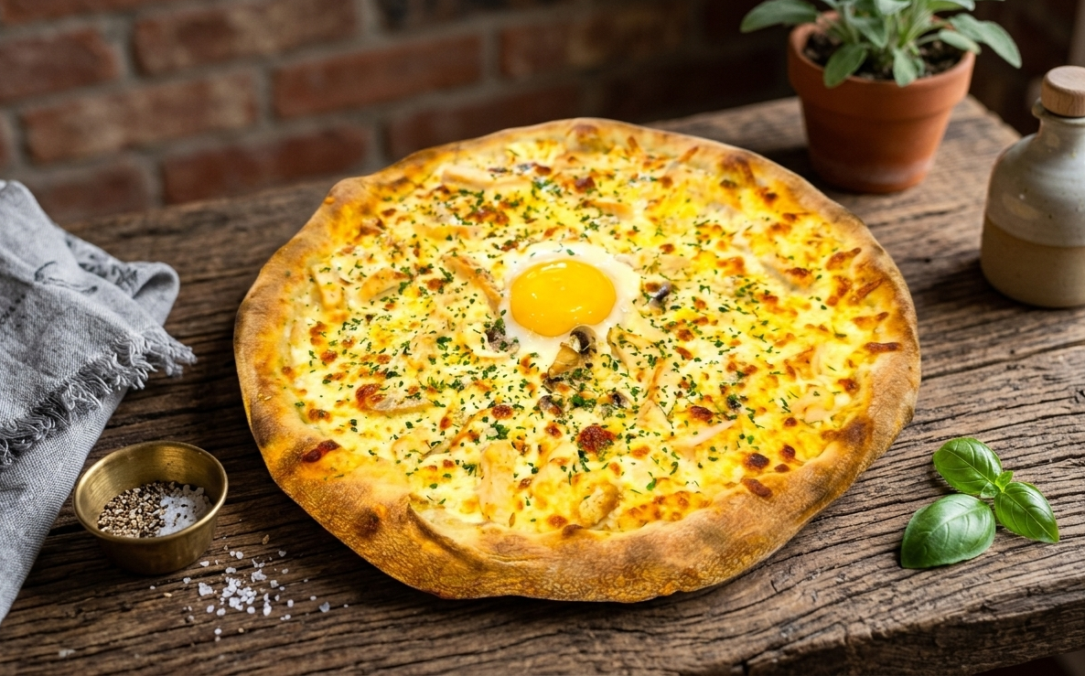 La pizza Fermière par CasaPizza Aurillac